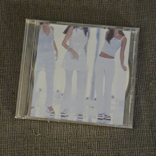my physical burned CD for this mix in a jewel case, the case is closed and photo is taken from the front showing the previously described cover art